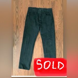 SOLD. VINTAGE USA LEVI’S 501, BUTTON FLY. VGC.
